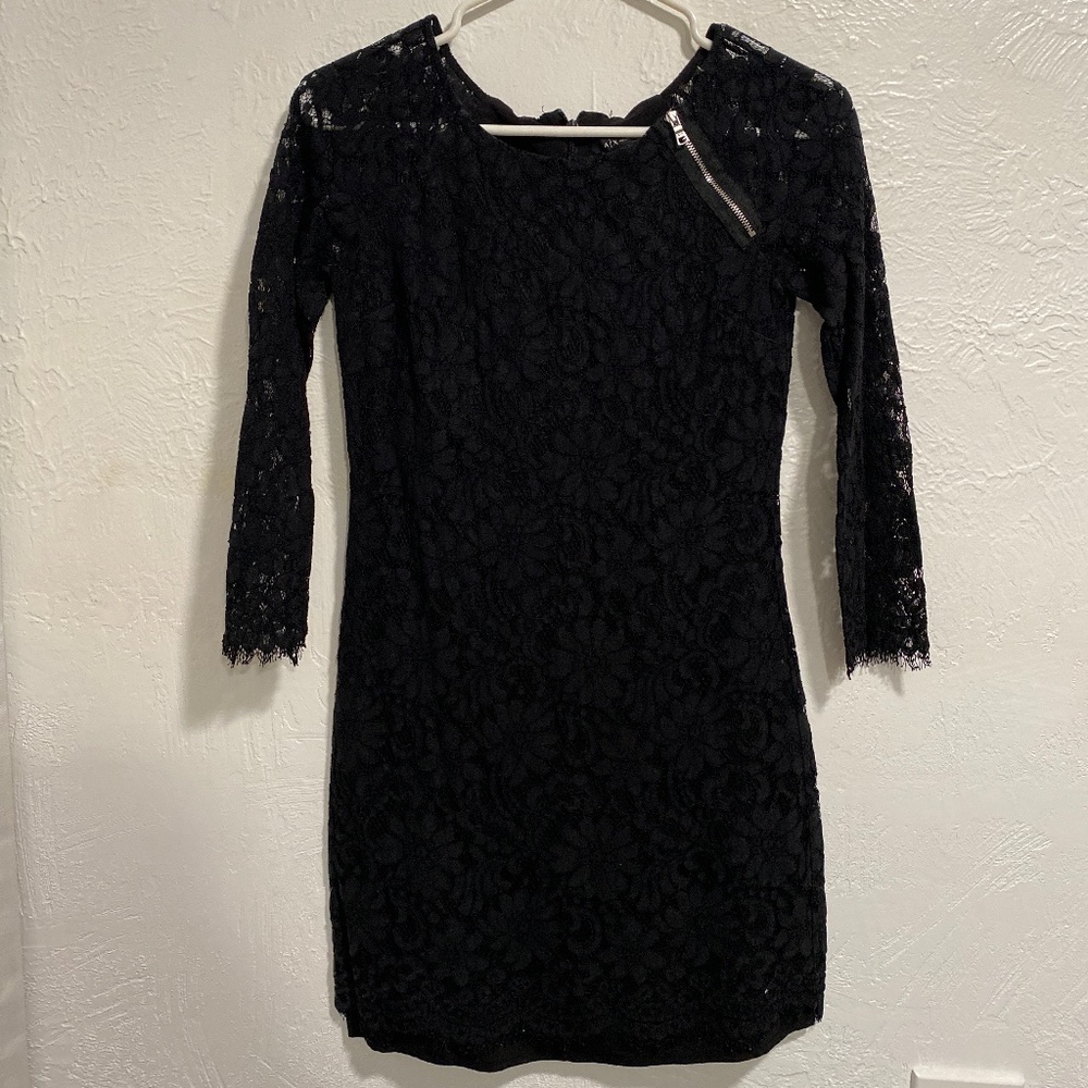 Armani Exchange Black Lace Dress - Picture 4 of 8